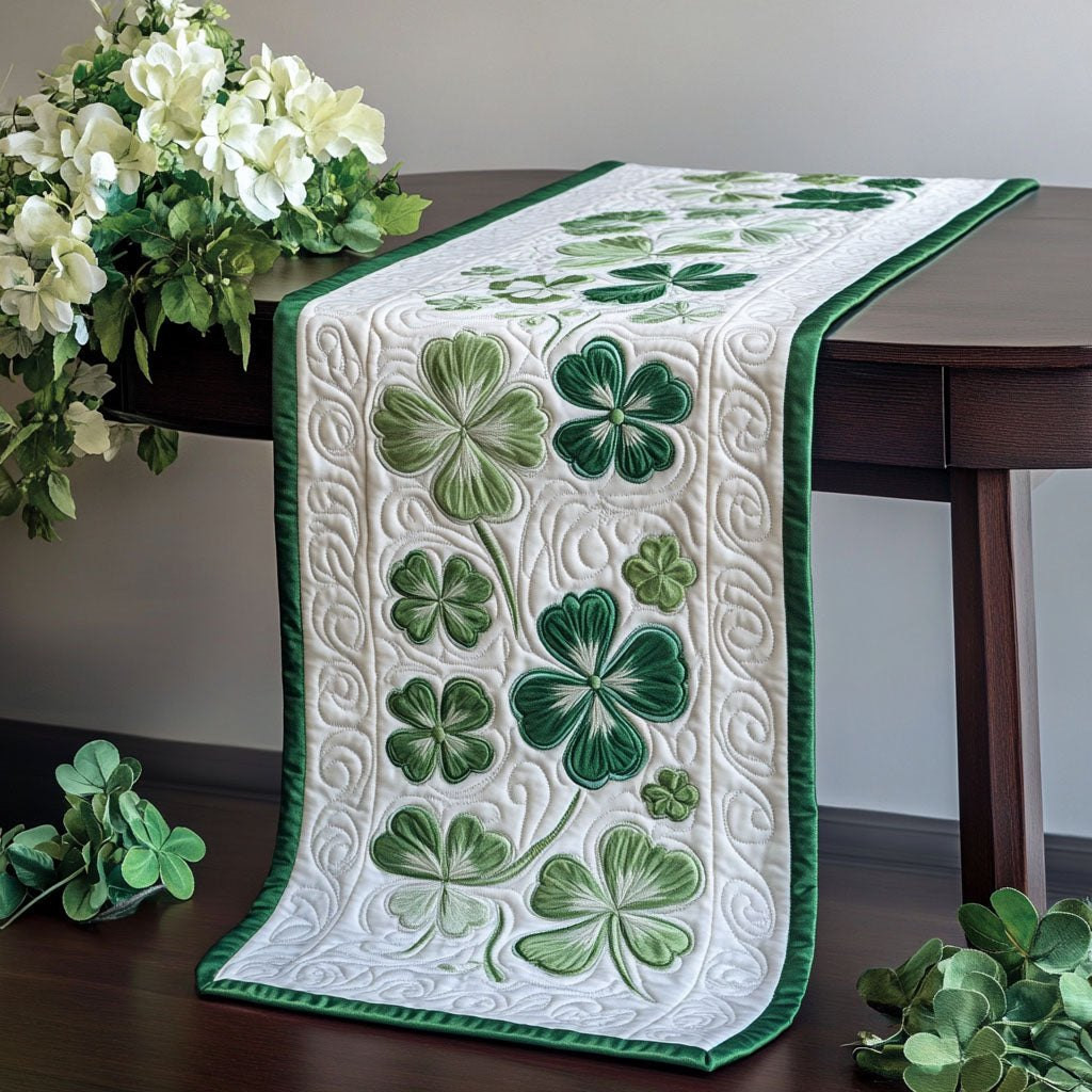Green Luck Essence Table Runner - Made to Order TABLE928