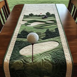 Golf Ball on Tee Table Runner - Made to Order TABLE928