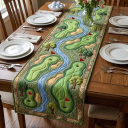 Golf Rhythm Table Runner - Made to Order TABLE928