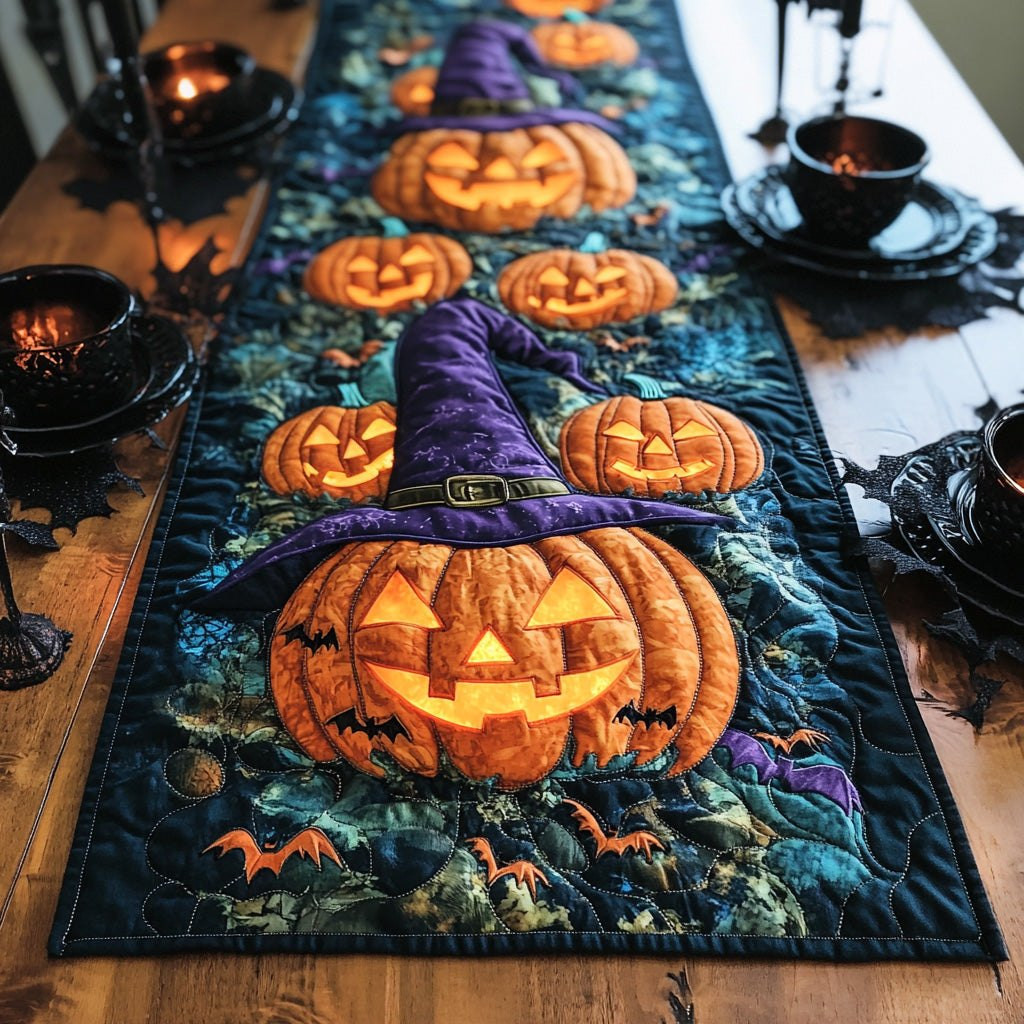 Grinning Gourd Table Runner - Made to Order TABLE928