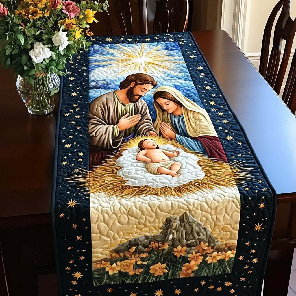Graceful Blessings Table Runner - Made to Order TABLE928