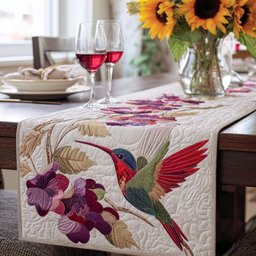 Graceful Wings Table Runner - Made to Order TABLE928