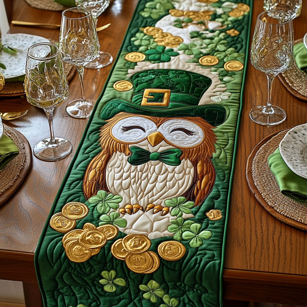 Green Fortune Table Runner - Made to Order TABLE928