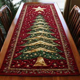 Golden Star Table Runner - Made to Order TABLE928