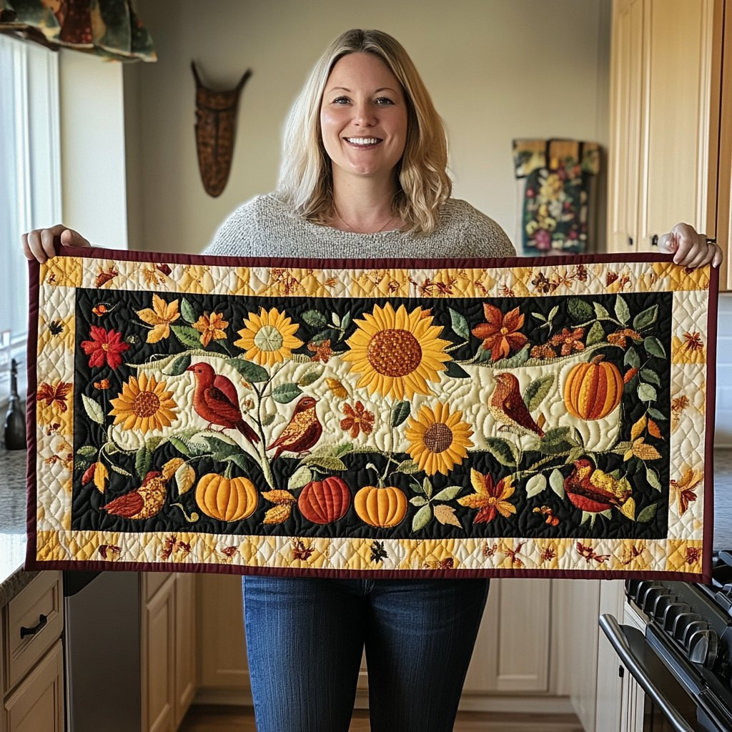 Golden Fall Table Runner - Made to Order TABLE928