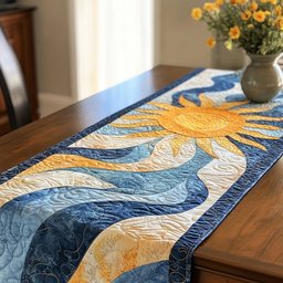 Golden Sunburst Table Runner - Made to Order TABLE928