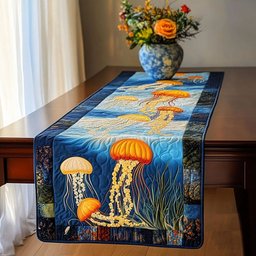 Golden Flow Table Runner - Made to Order TABLE928