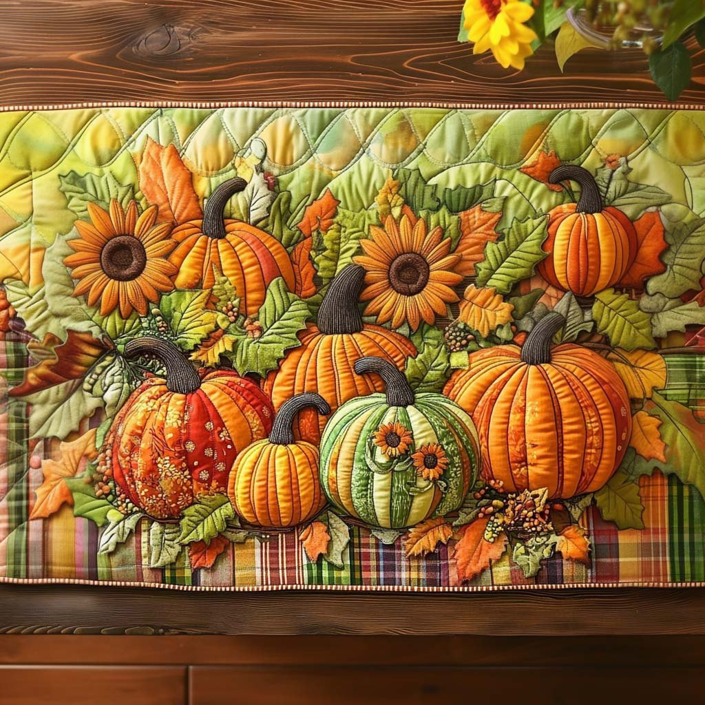 Golden Harvest Time Table Runner - Made to Order TABLE928
