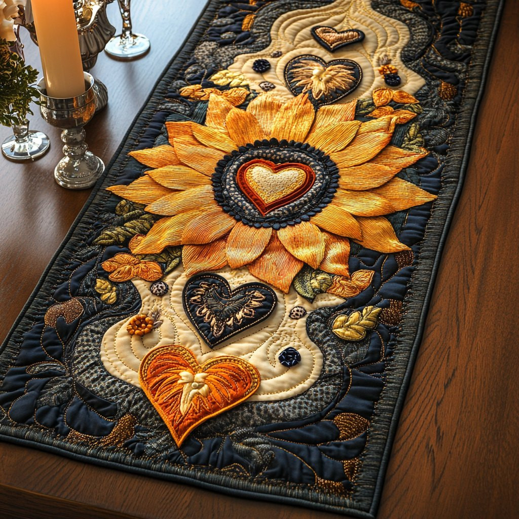Golden Spiral Table Runner - Made to Order TABLE928