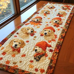 Golden Fall Delight Table Runner - Made to Order TABLE928