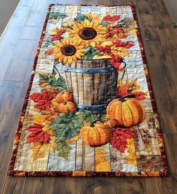 Golden Autumn Bliss Table Runner - Made to Order TABLE928