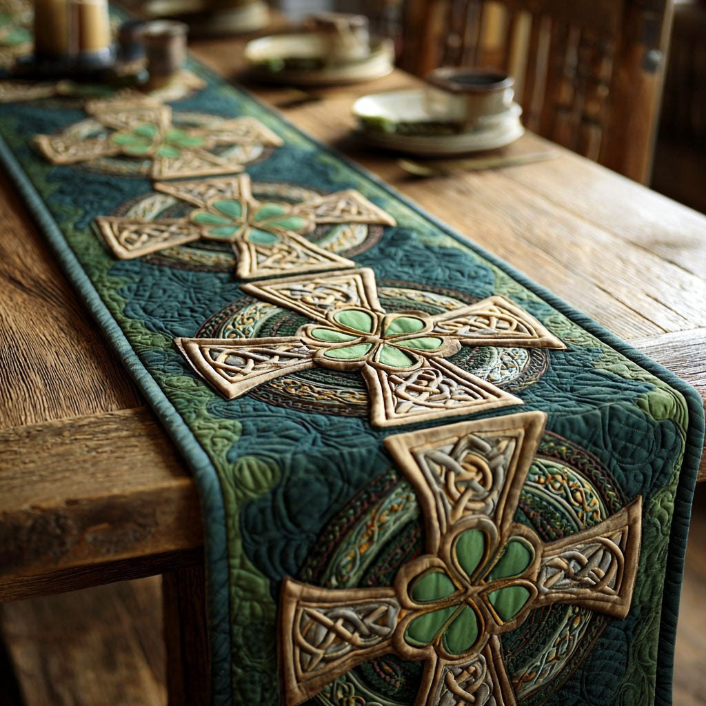 Gaelic Knot Clover Table Runner - Made to Order TABLE928