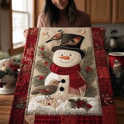 Frosty Woodland Friends Table Runner - Made to Order TABLE928