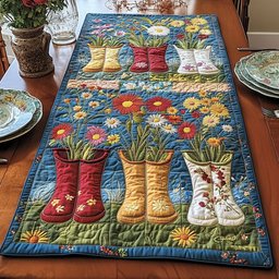 Garden Steps Table Runner - Made to Order TABLE928