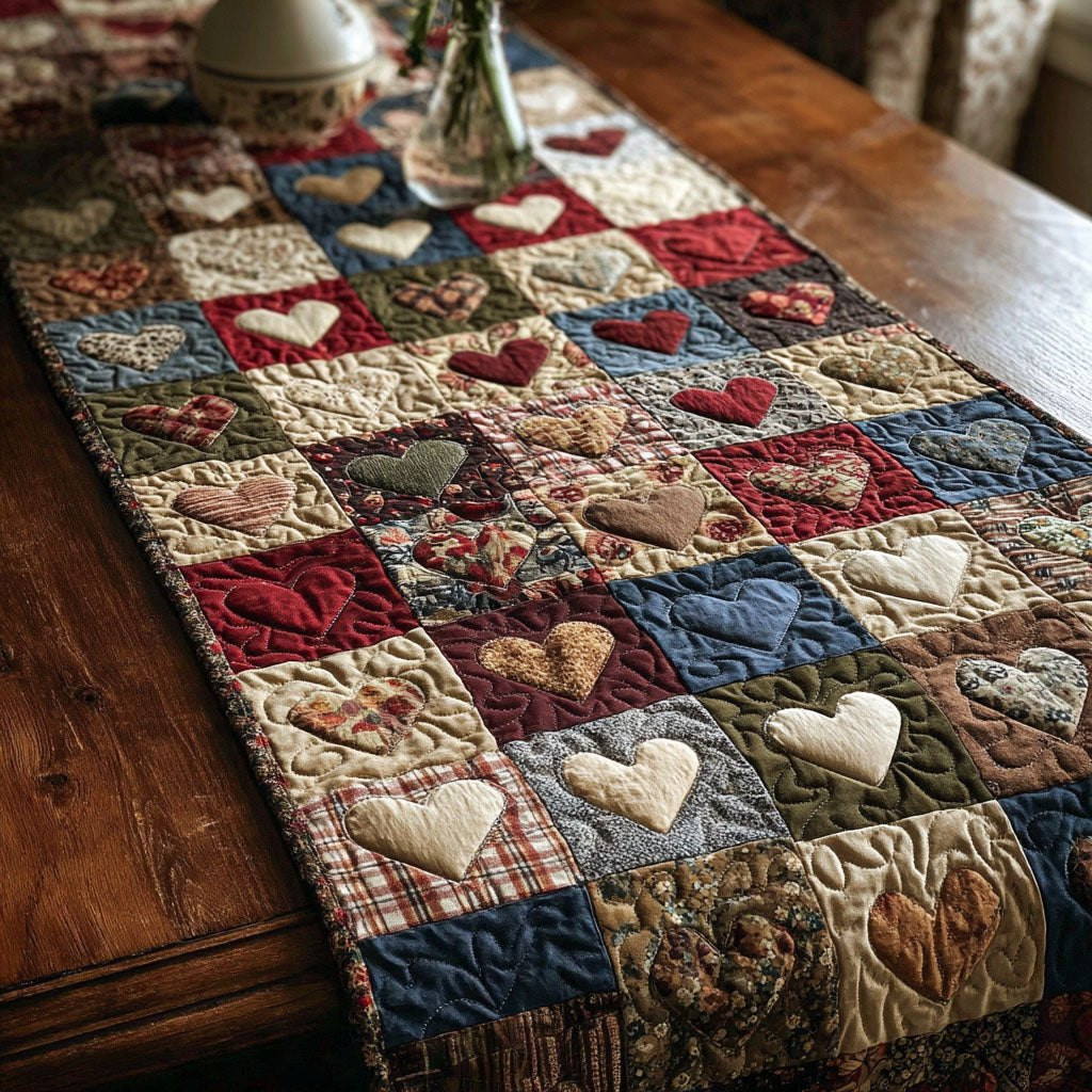Gentle Hearts Table Runner - Made to Order TABLE928