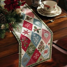Frosty Whimsy Table Runner - Made to Order TABLE928