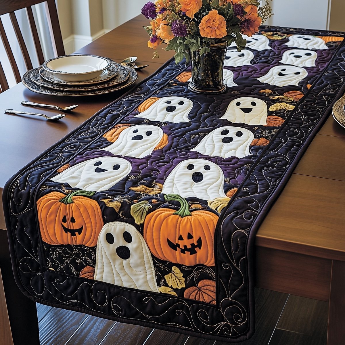 Ghostly Gathering Table Runner - Made to Order TABLE928