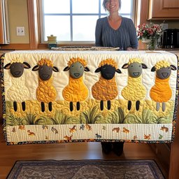 Fuzzy Herd Table Runner - Made to Order TABLE928