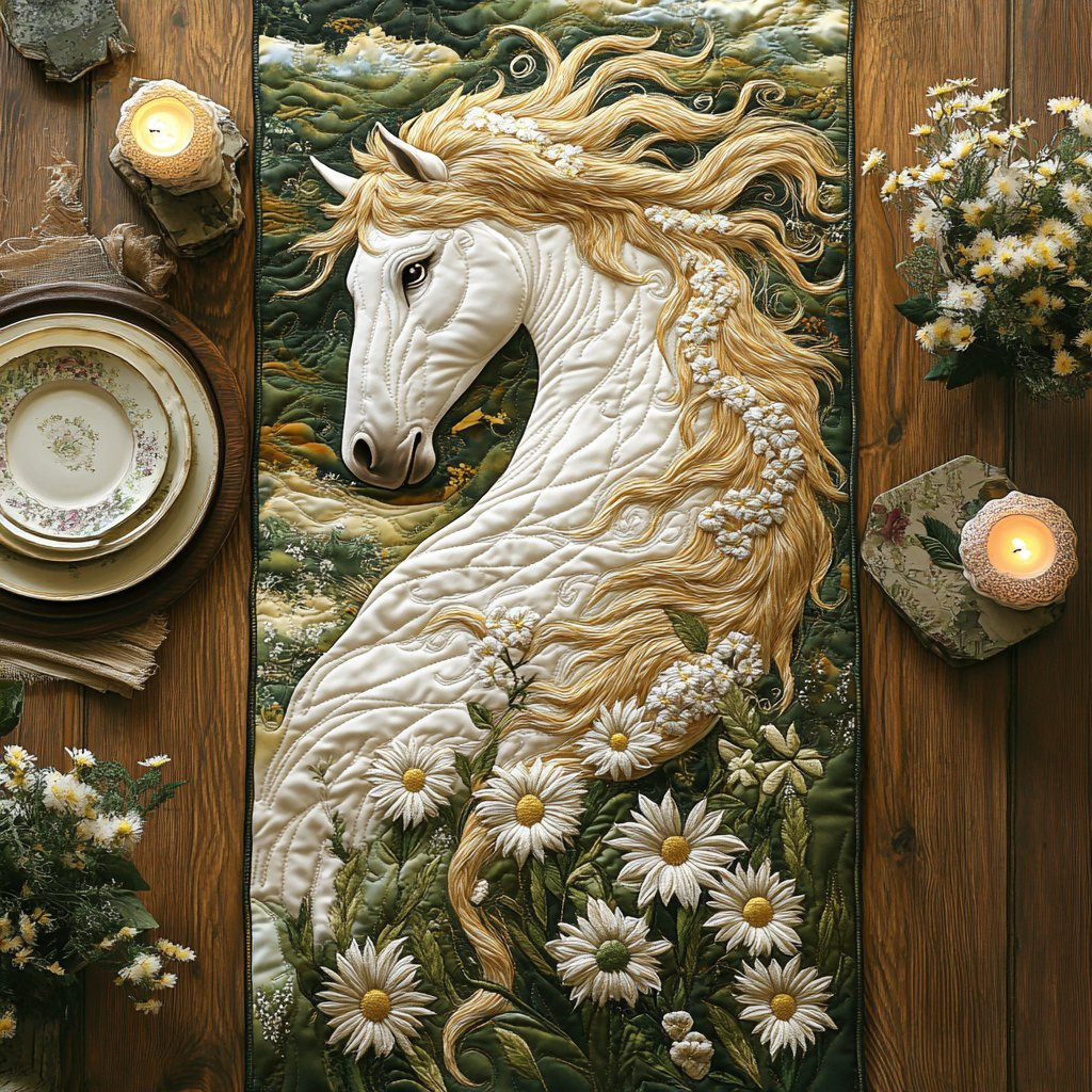 Galloping Meadow Table Runner - Made to Order TABLE928