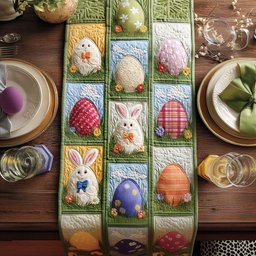 Garden Egg Delight Table Runner - Made to Order TABLE928