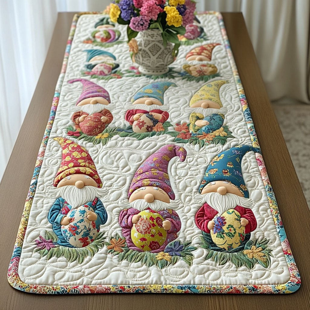 Gnome Garden Table Runner - Made to Order TABLE928