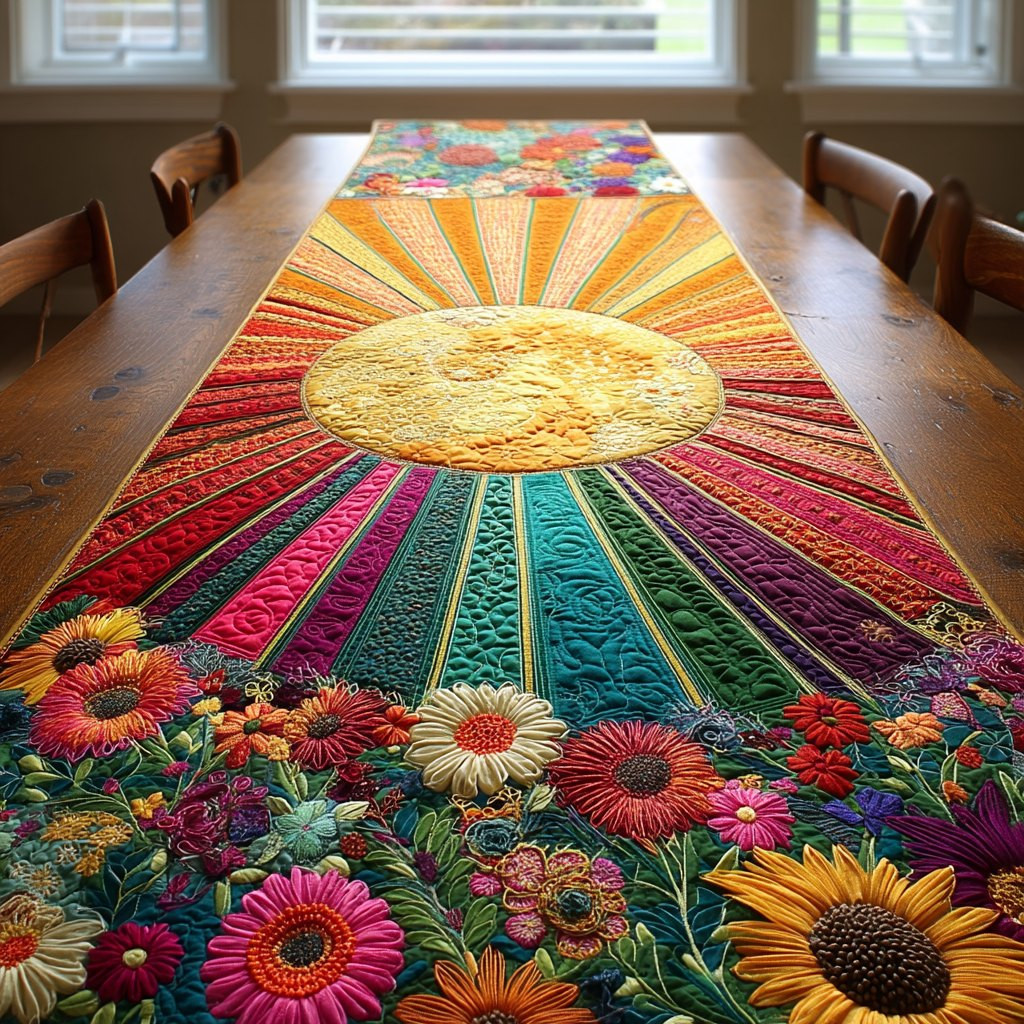 Gentle Circle Table Runner - Made to Order TABLE928