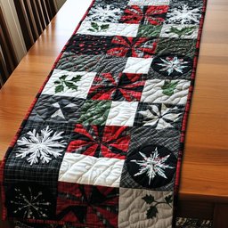 Frosty Winter Joy Table Runner - Made to Order TABLE928