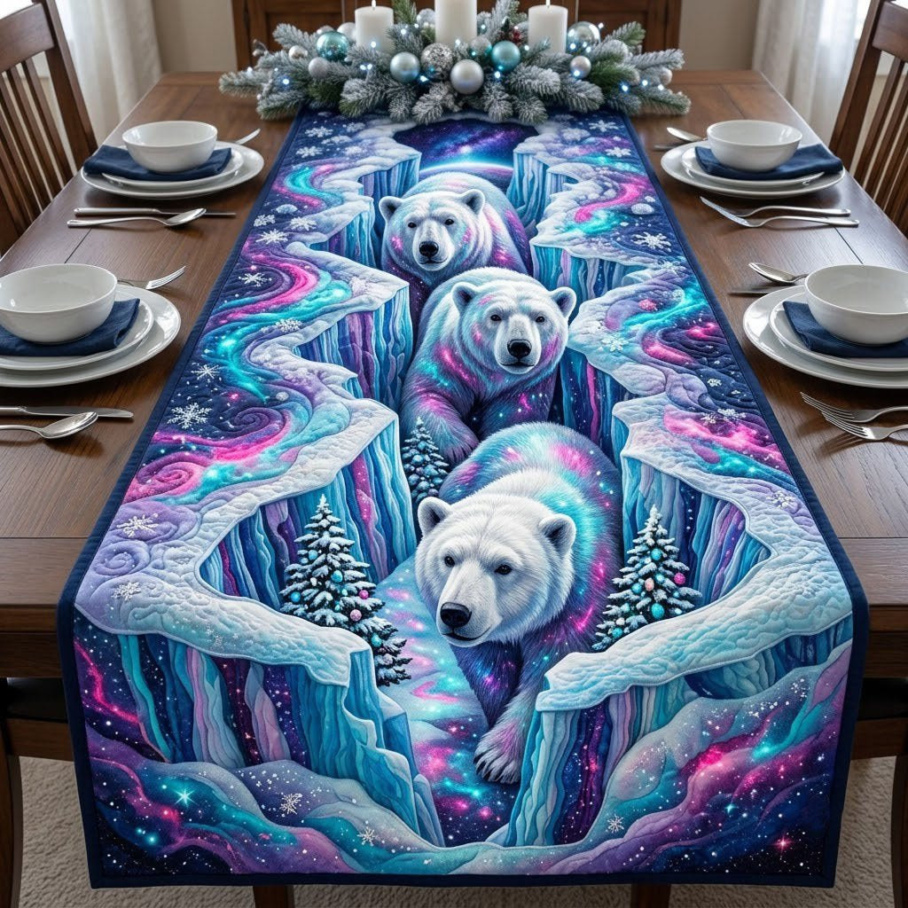 Galaxy Winter Bear Table Runner - Made to Order TABLE928