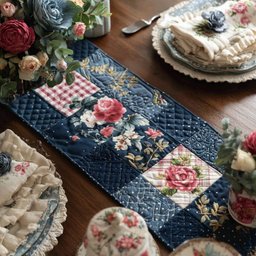 Gentle Bloom Mosaic Table Runner - Made to Order TABLE928