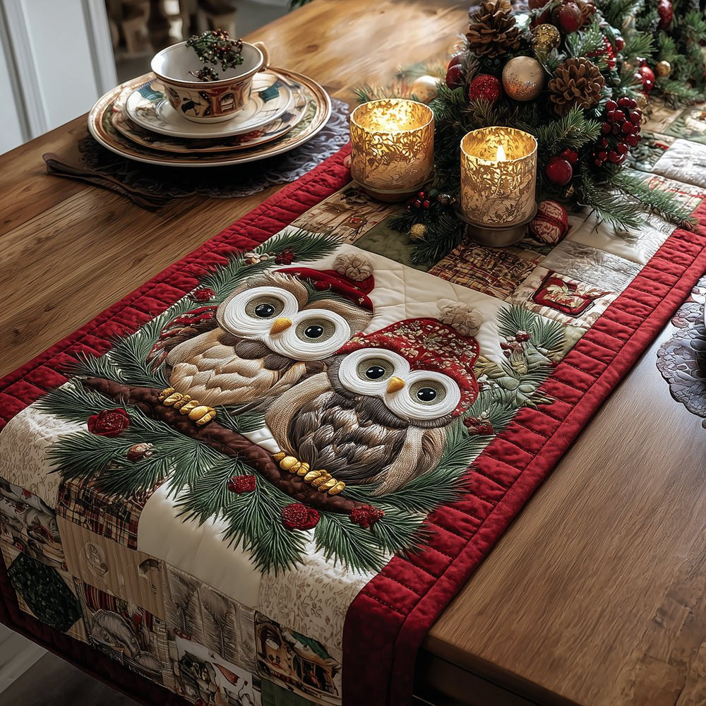 Frost Owl Whispers Table Runner - Made to Order TABLE928
