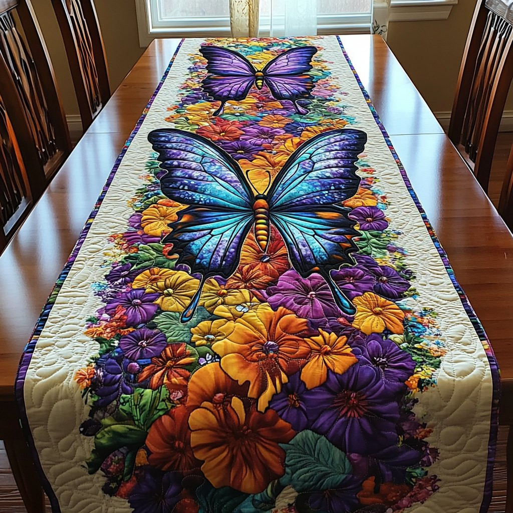Fluttering Wings Table Runner - Made to Order TABLE928