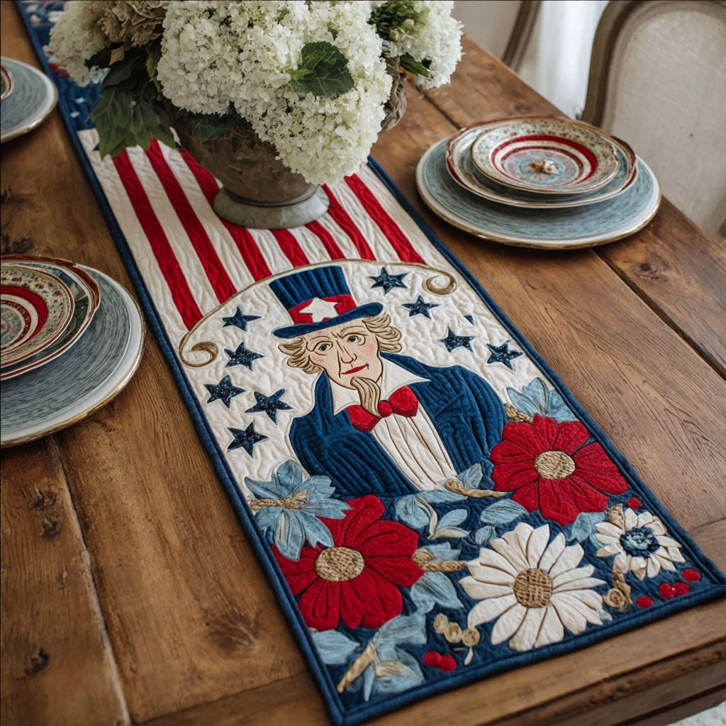 Freedom Garden Harmony Table Runner - Made to Order TABLE928