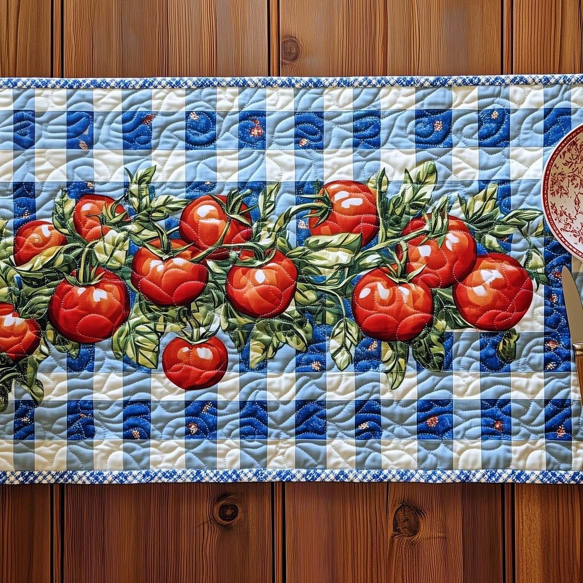 Fresh Tomato Table Runner - Made to Order TABLE928
