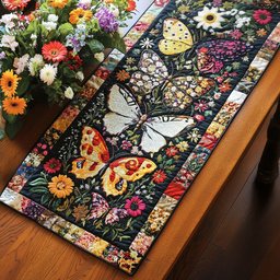 Fluttering Garden Table Runner - Made to Order TABLE928