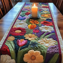 Flower Garden Table Runner - Made to Order TABLE928