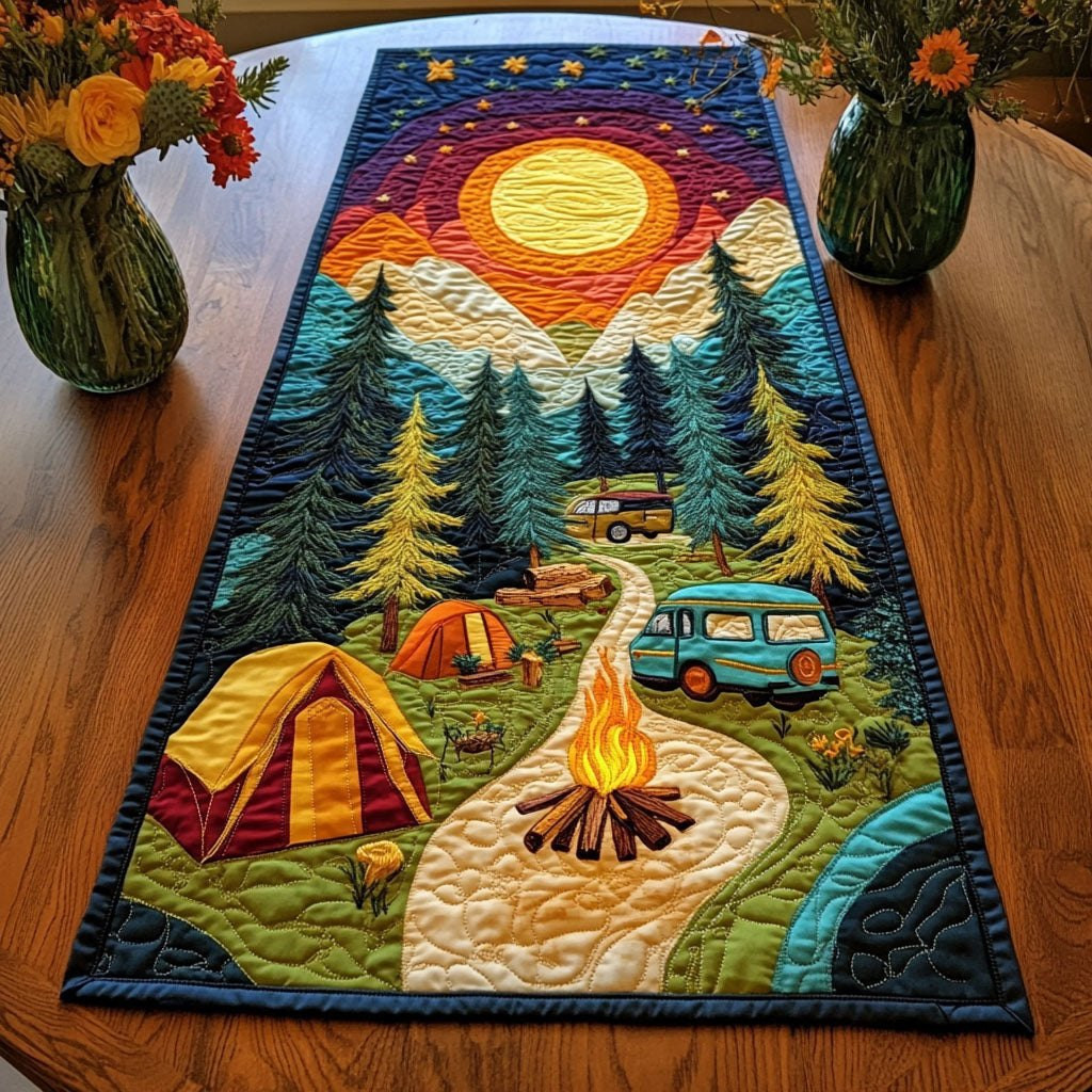 Forest Camp Trail Table Runner - Made to Order TABLE928