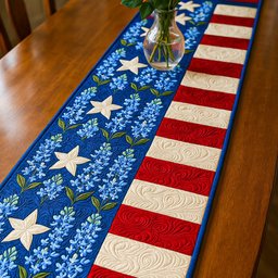 Floral Stars Table Runner - Made to Order TABLE928