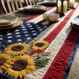 Freedom Tribute Table Runner - Made to Order TABLE928