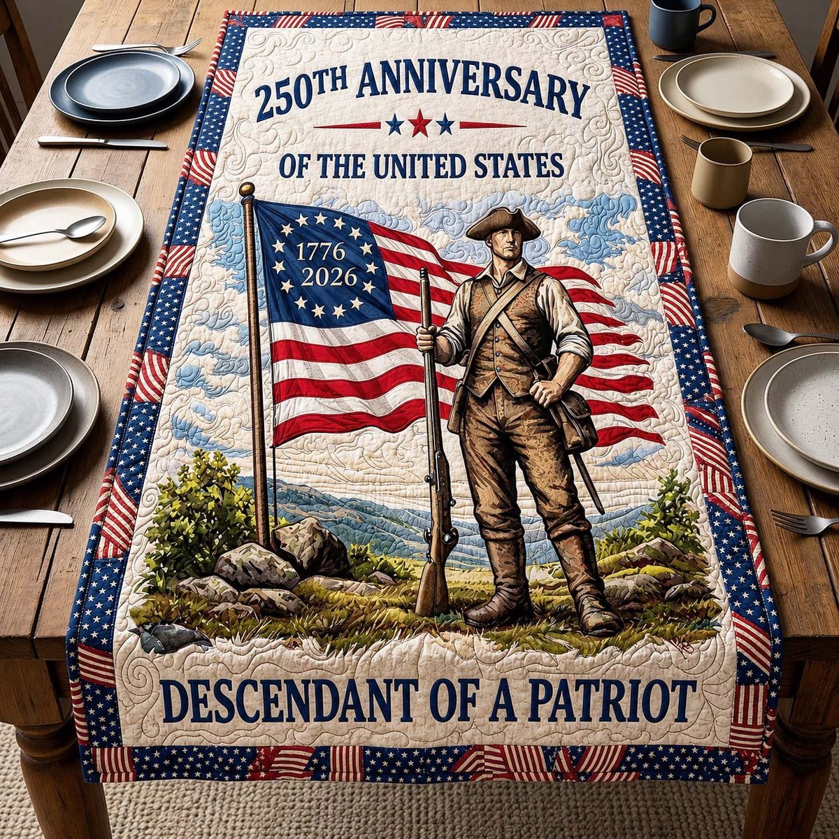 Founding Legacy Table Runner - Made to Order TABLE928