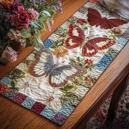 Fluttering Petals Table Runner - Made to Order TABLE928