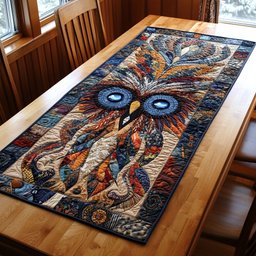Forest Owl Table Runner - Made to Order TABLE928