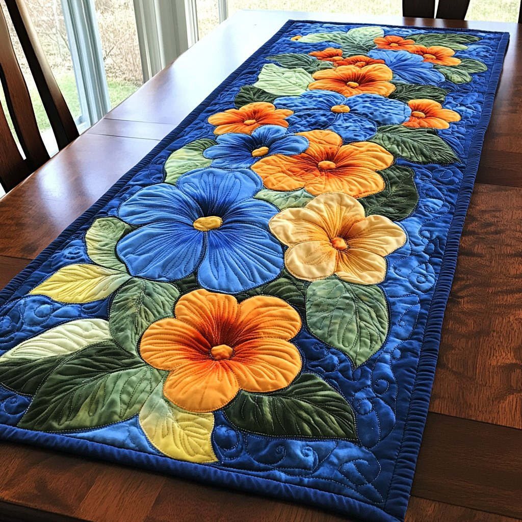 Flower Radiance Table Runner - Made to Order TABLE928
