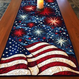 Freedom Fabric Table Runner - Made to Order TABLE928