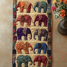 Footprints of Grace Table Runner - Made to Order TABLE928