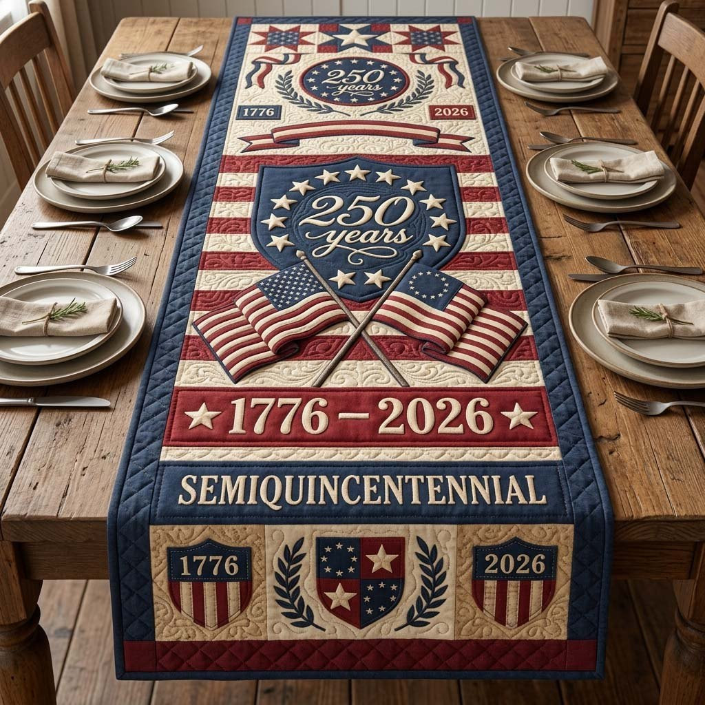 Freedom 250 Table Runner - Made to Order TABLE928