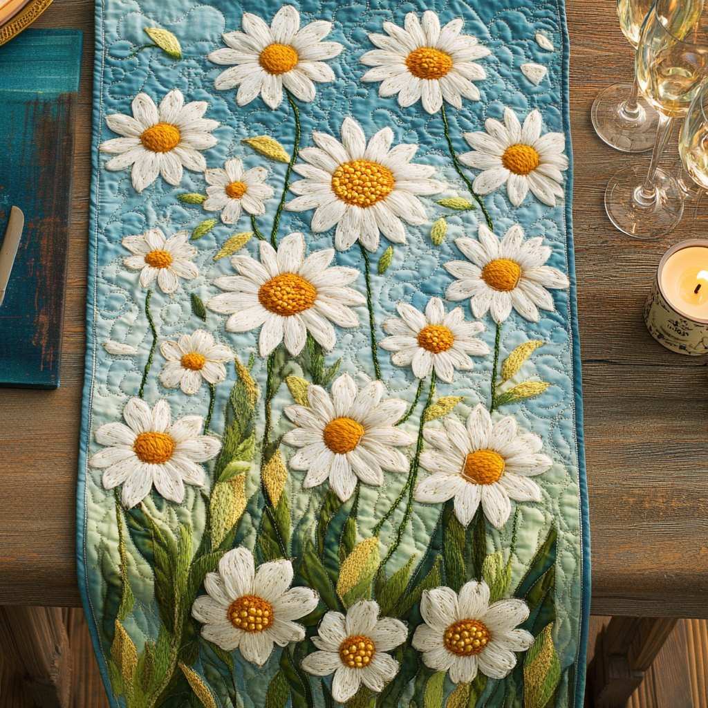 Floral Path Table Runner - Made to Order TABLE928