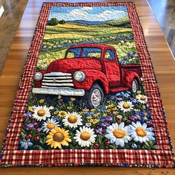 Flower Power Pickup Table Runner - Made to Order TABLE928