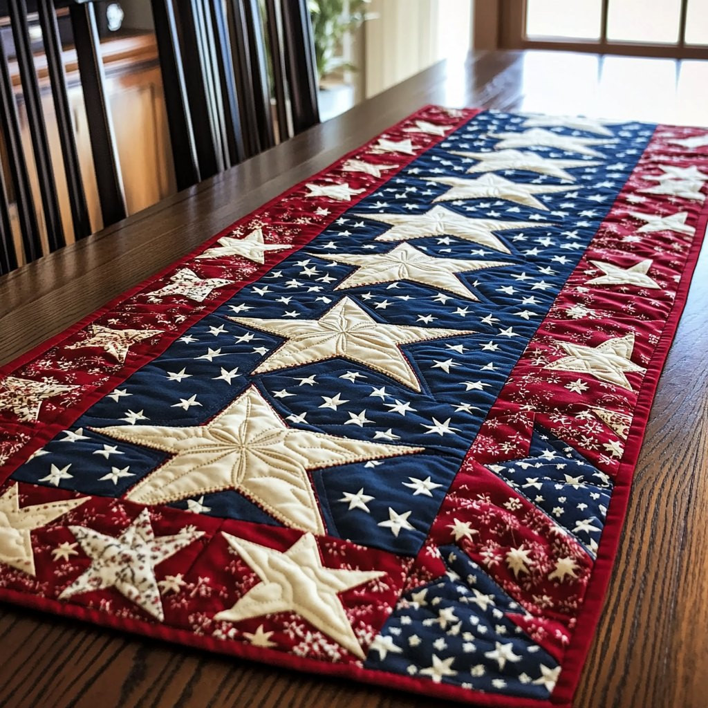 Freedom Dusk Table Runner - Made to Order TABLE928