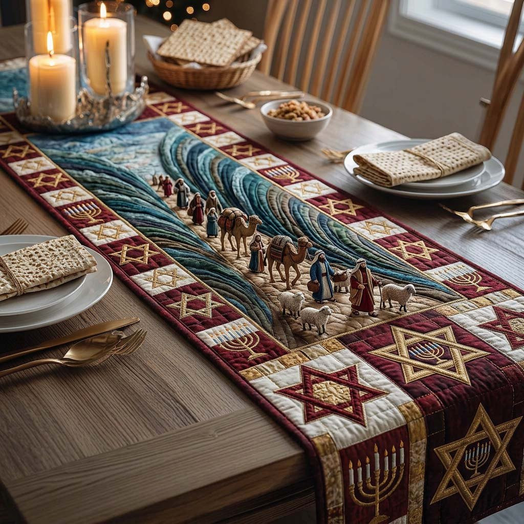 Freedom Exodus Story Table Runner - Made to Order TABLE928
