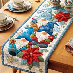 Frost Gnome Tale Table Runner - Made to Order TABLE928
